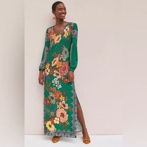 Farm Rio x Anthropologie Verdor Maxi Dress